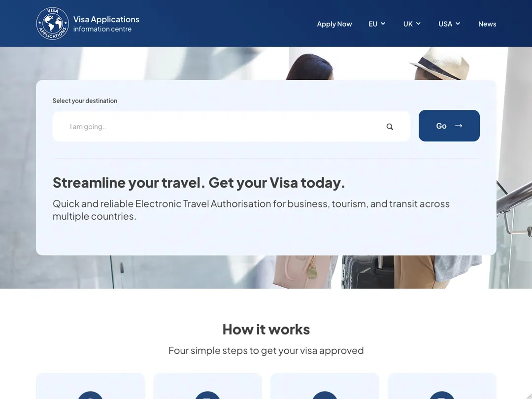 Visa Applications Website